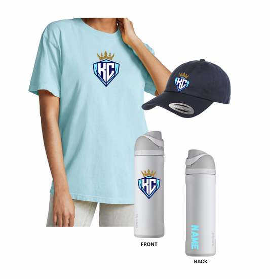 Water Bottle + Cap + T-Shirt Deal!